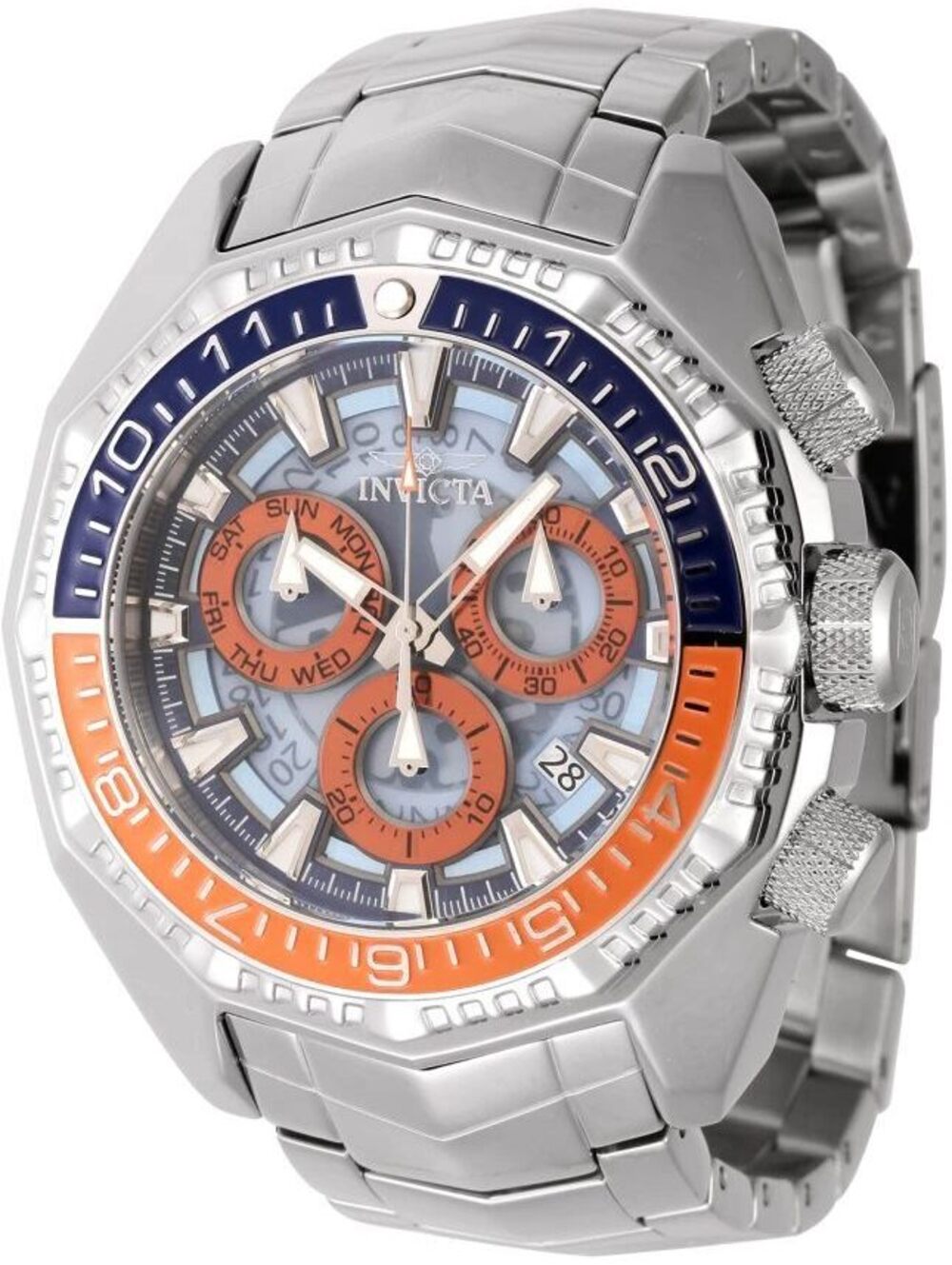 Invicta Akula Swiss Ronda Z60 Caliber Men's Watch - 55mm, Steel (44294)